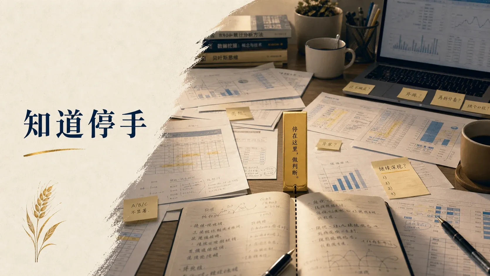 数据分析最难的不是深入，而是知道什么时候停手
