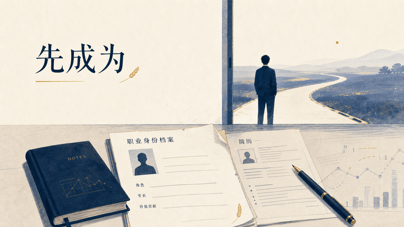先成为，再做到