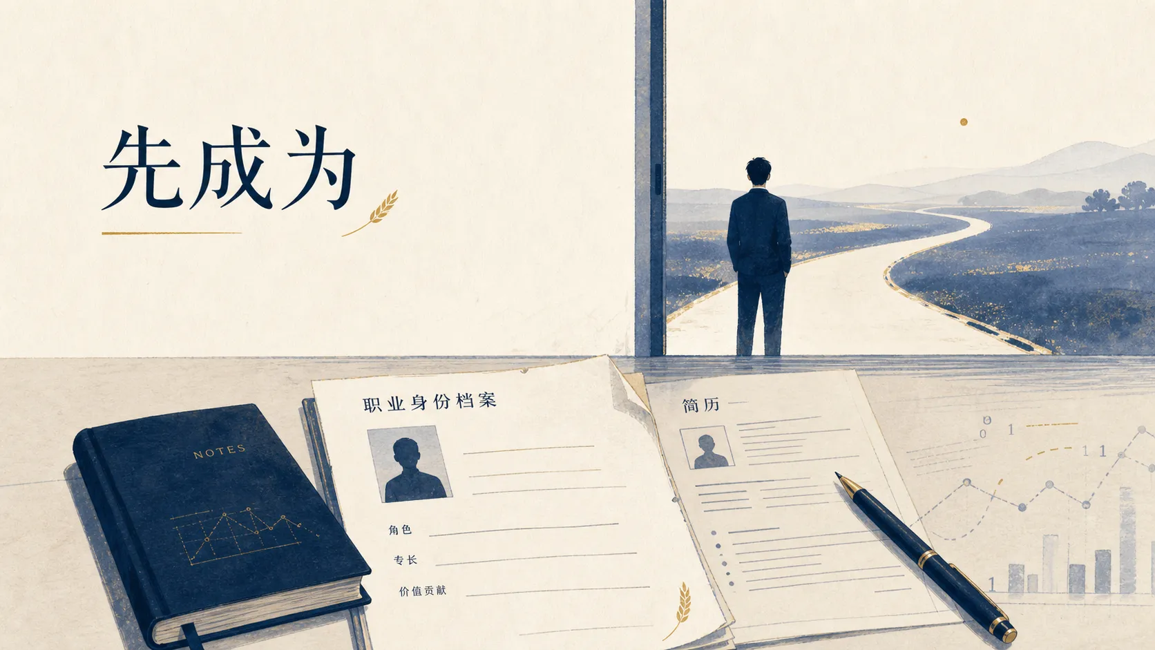 先成为，再做到