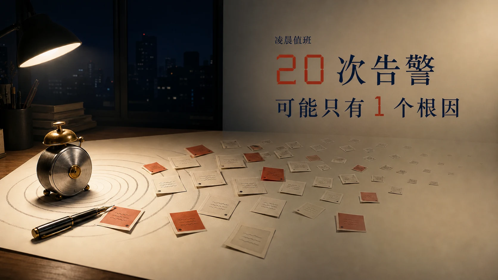 凌晨告警响了 20 次，真正有用的可能只有第 1 次