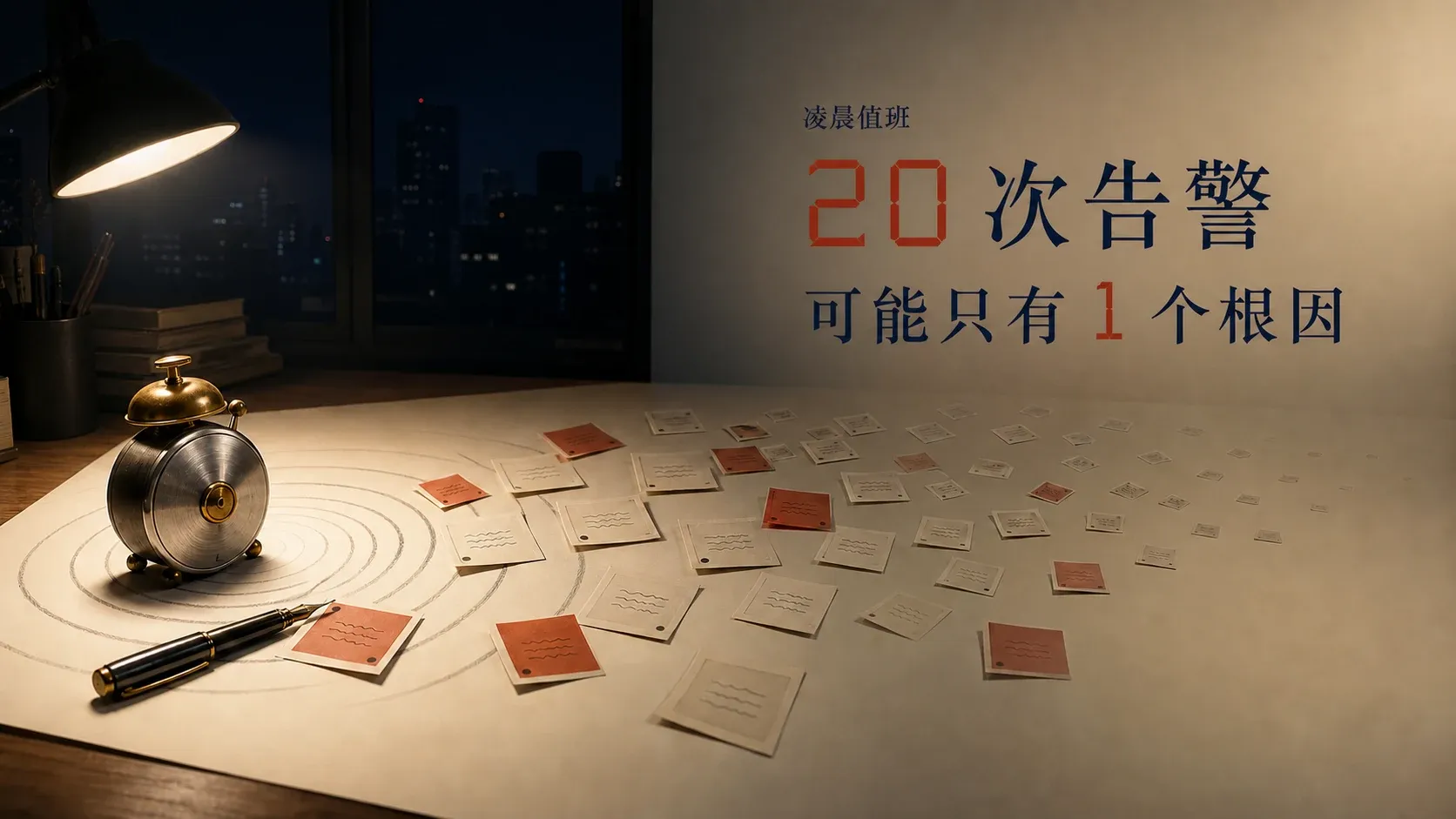 凌晨告警响了 20 次，真正有用的可能只有第 1 次