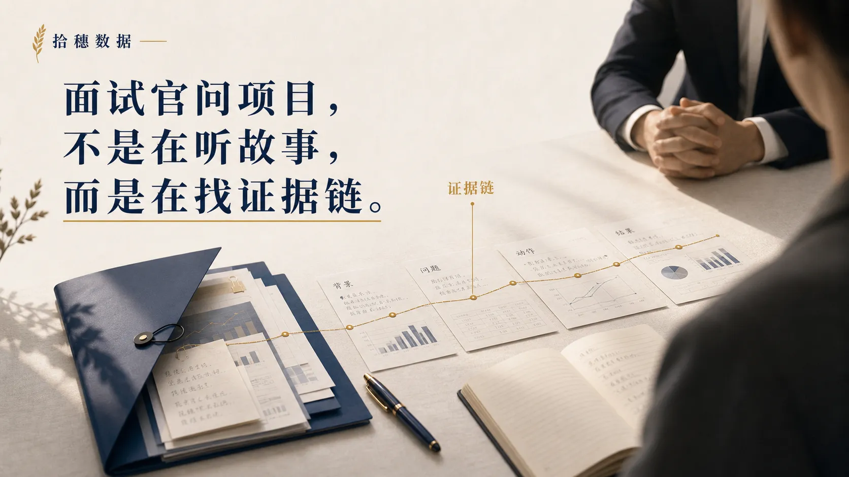 面试官问项目，不是在听故事，而是在找证据链