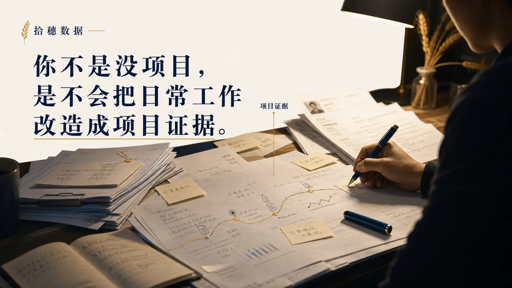 你不是没项目，是不会把日常工作改造成项目证据