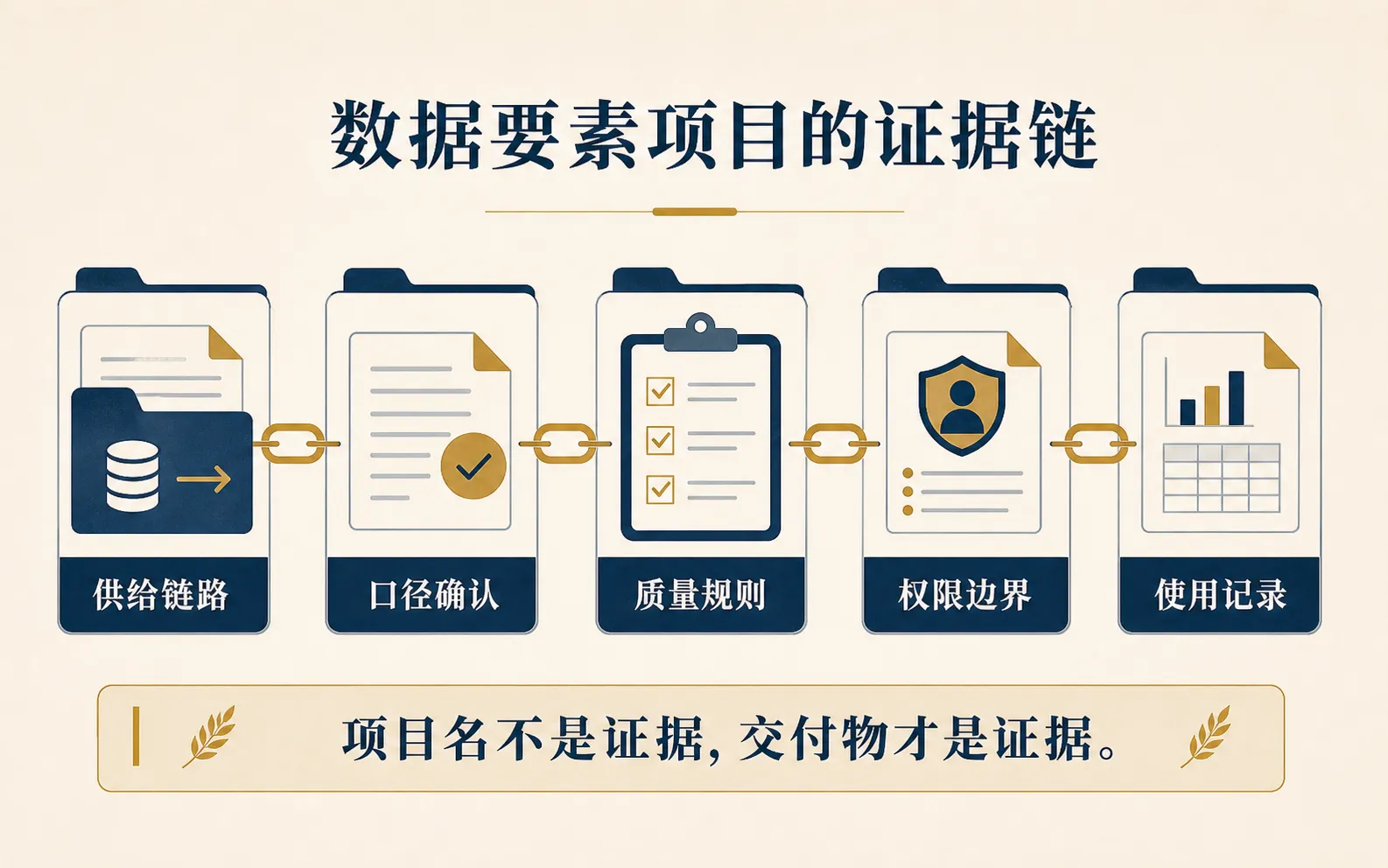 数据要素项目的证据链