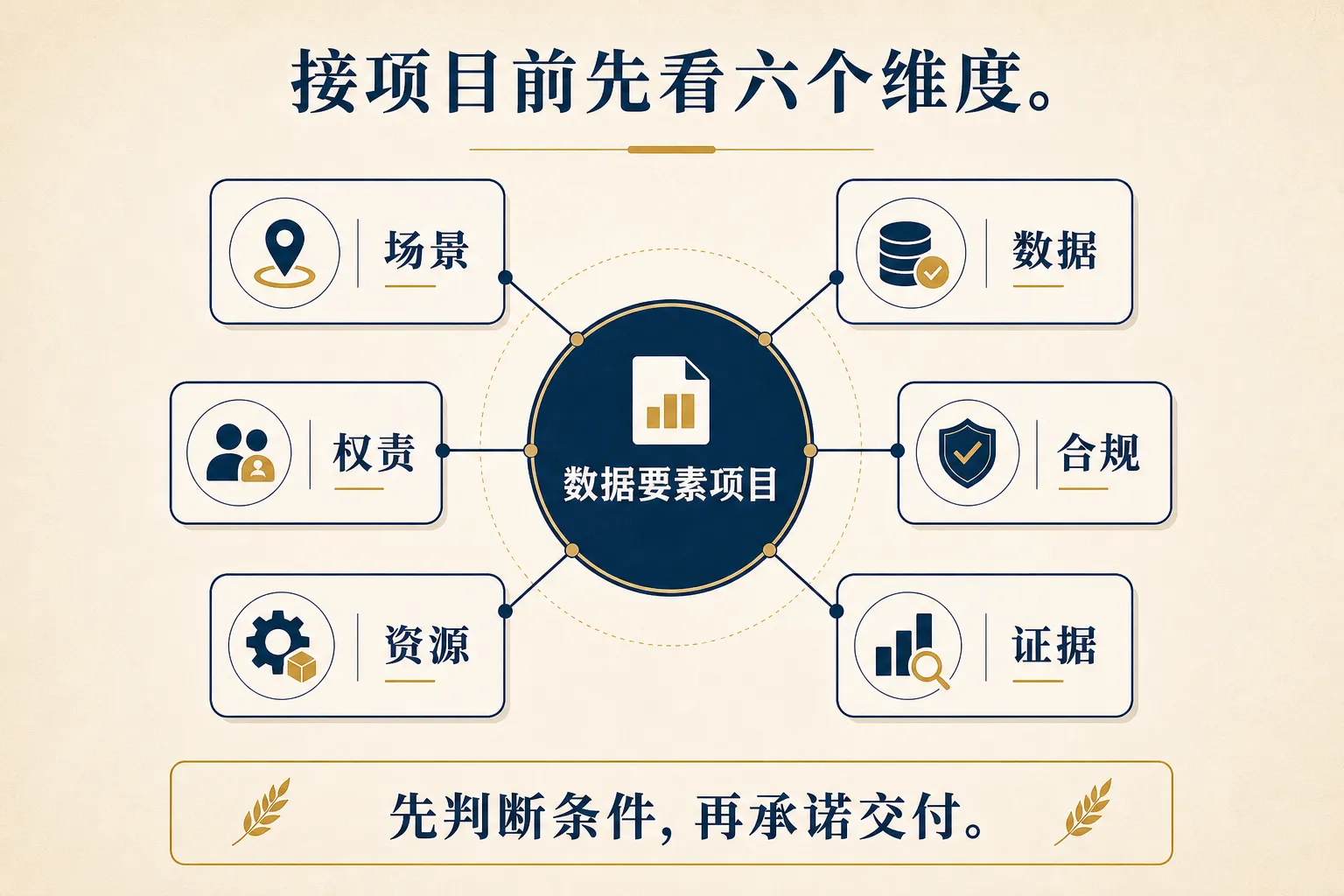 数据要素项目接项目前的六维判断