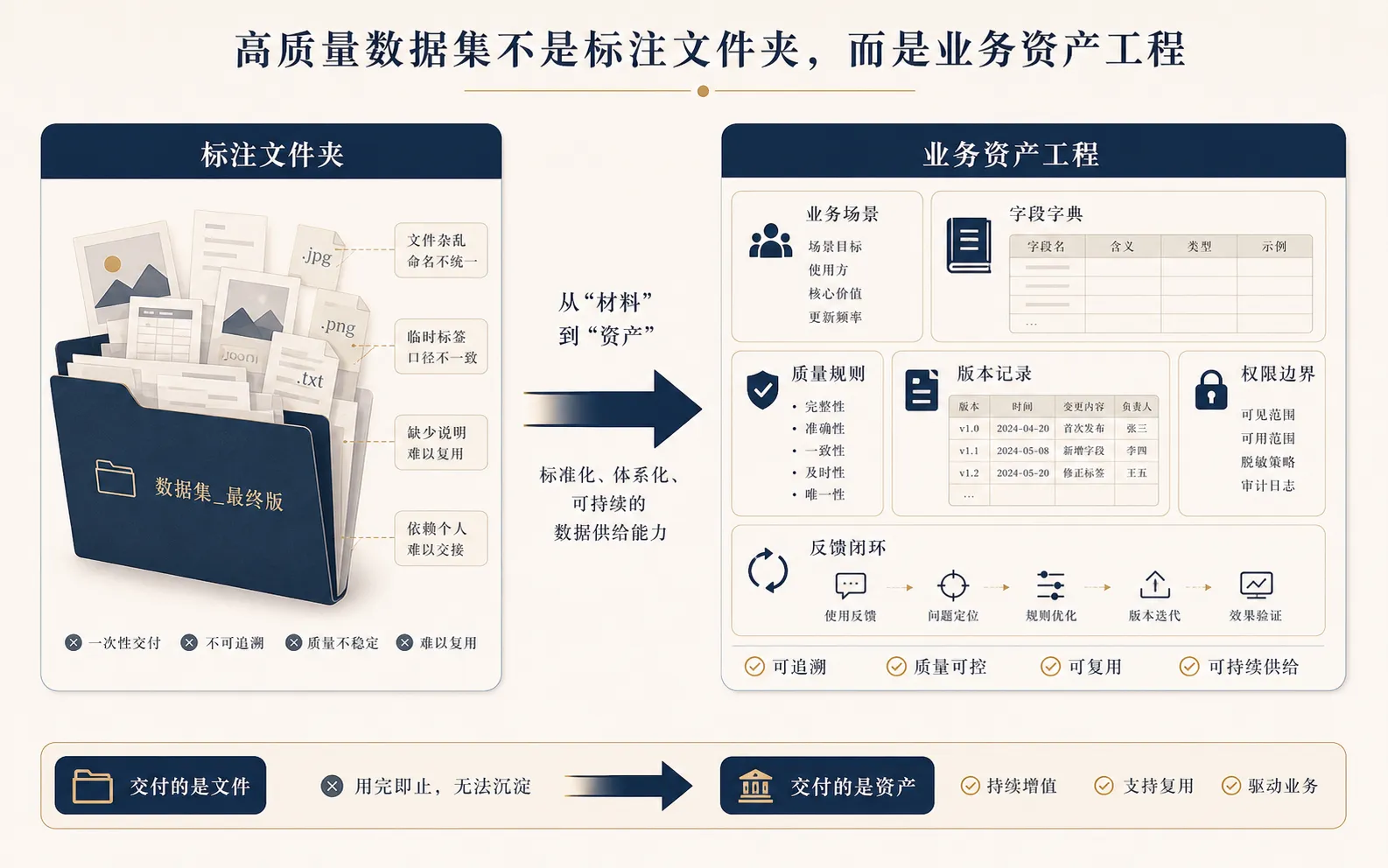高质量数据集不是标注文件夹,而是业务资产工程