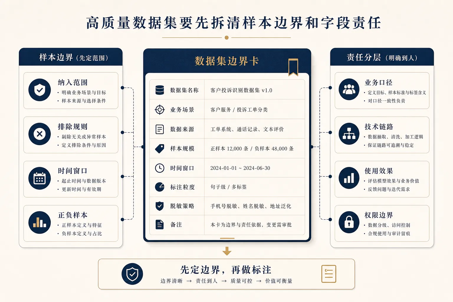 高质量数据集要先拆清样本边界和字段责任