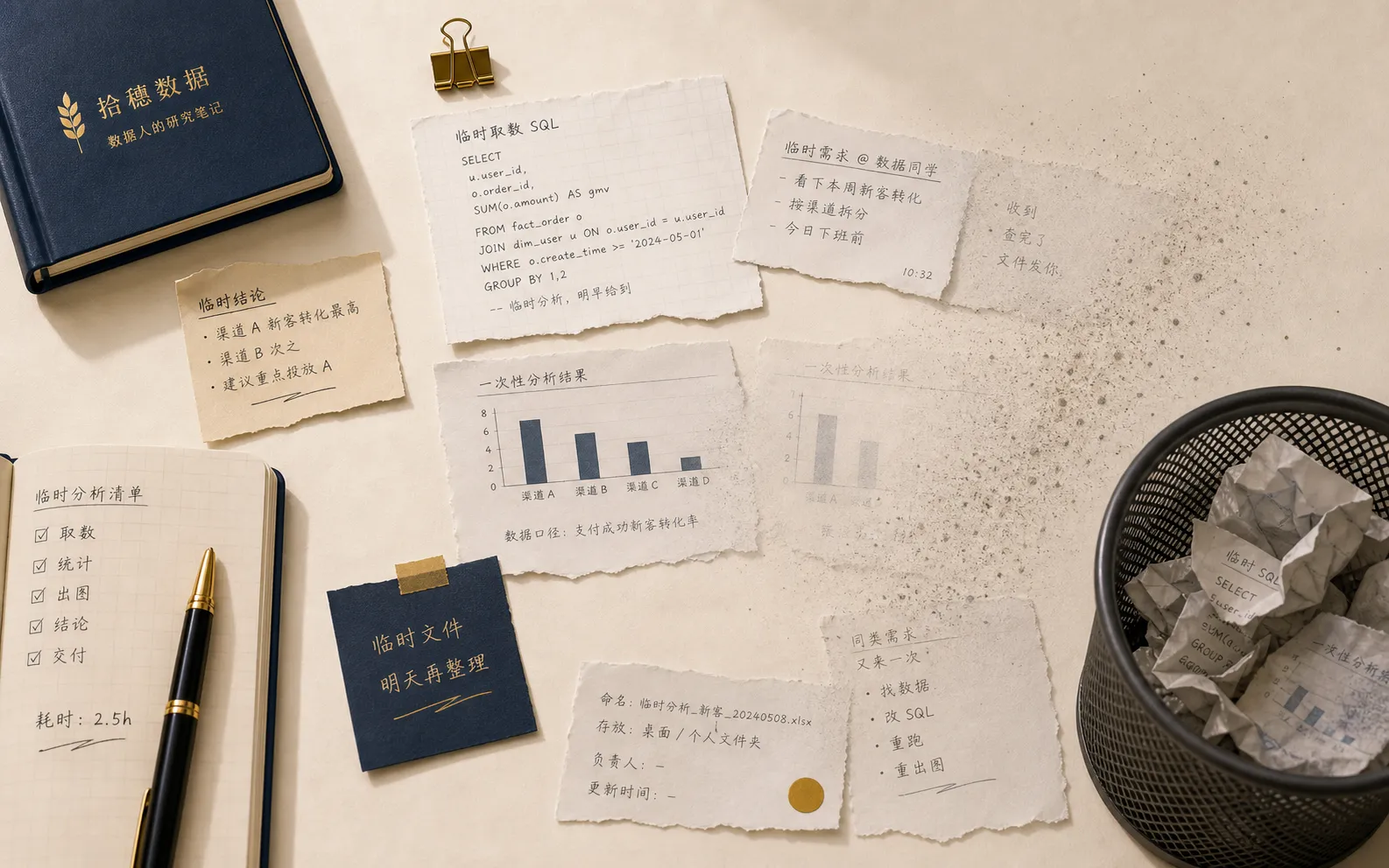一次性分析的消失