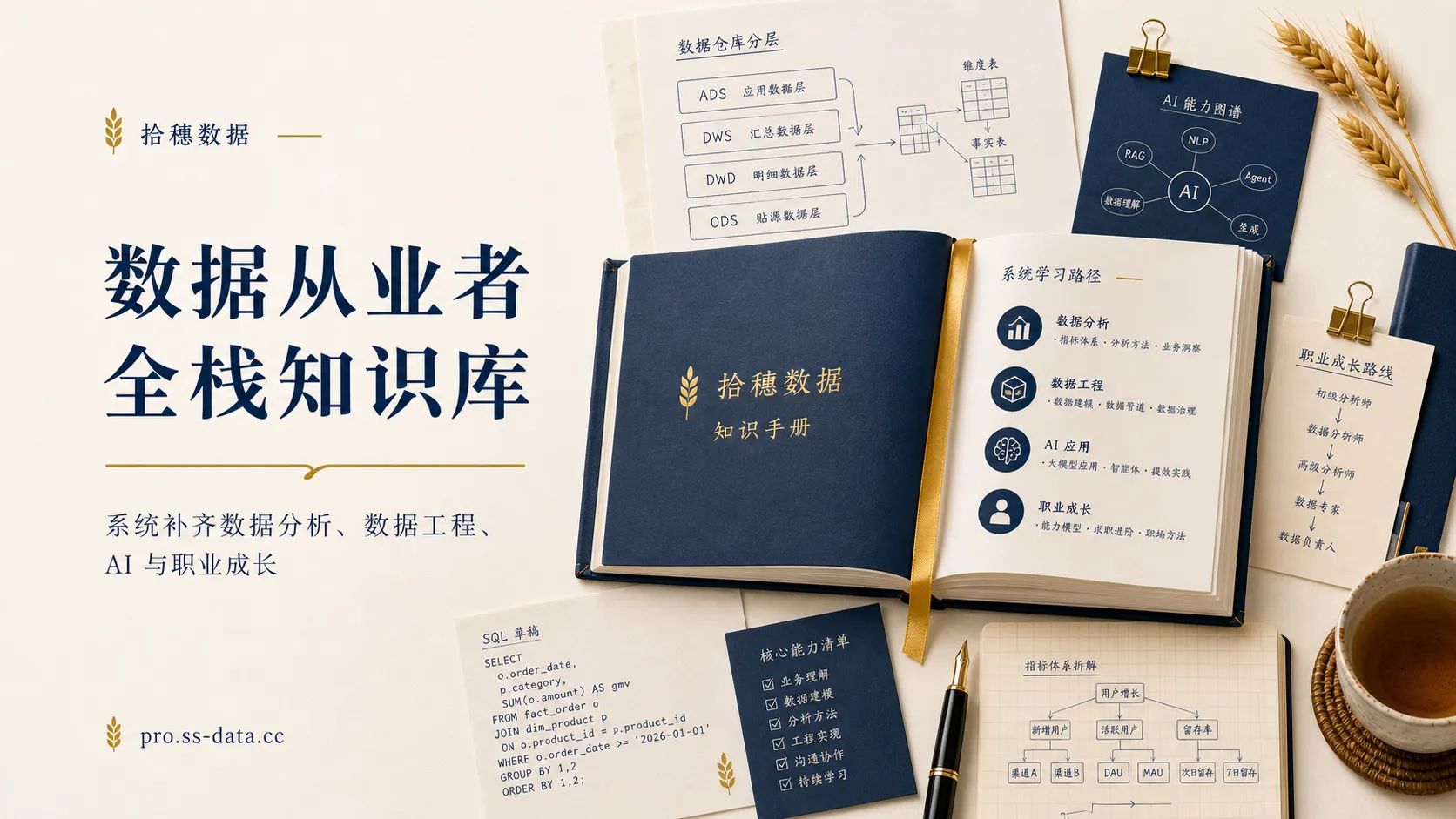 数据从业者全栈知识库