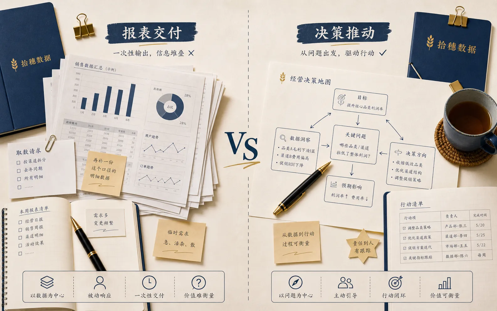 报表交付与决策推动