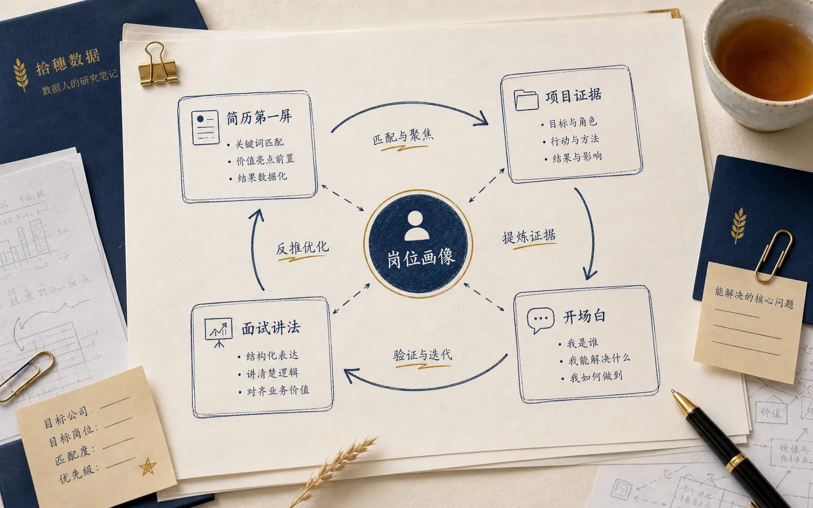 岗位画像反推表达闭环
